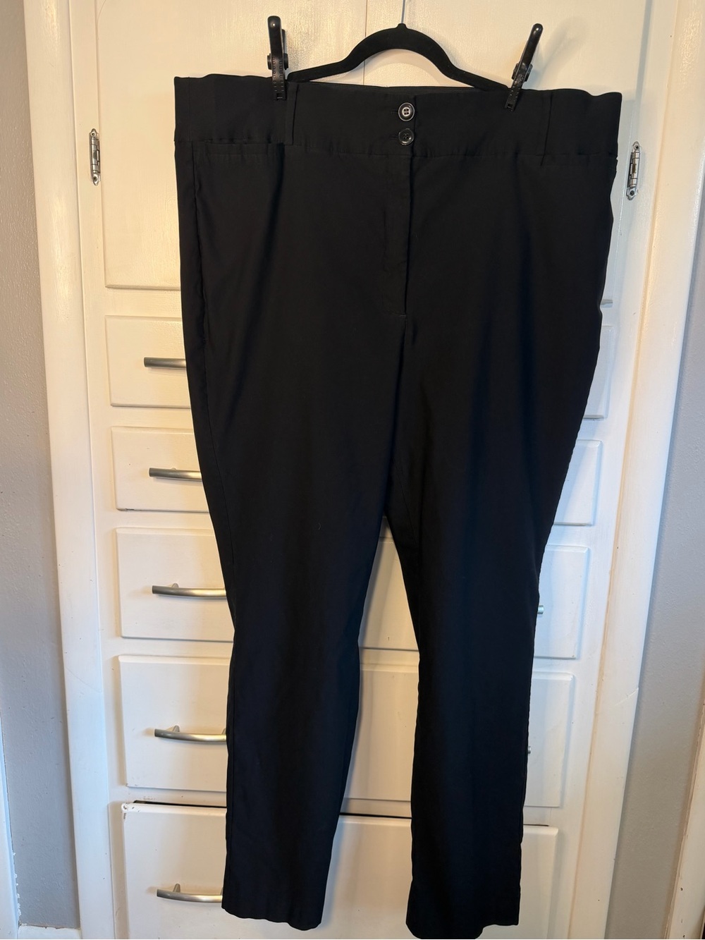 Lane Bryant Black Stretch Dress Pants Size 24 Full Length